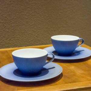 ブラストツートーン　カップ＆ソーサー　blue