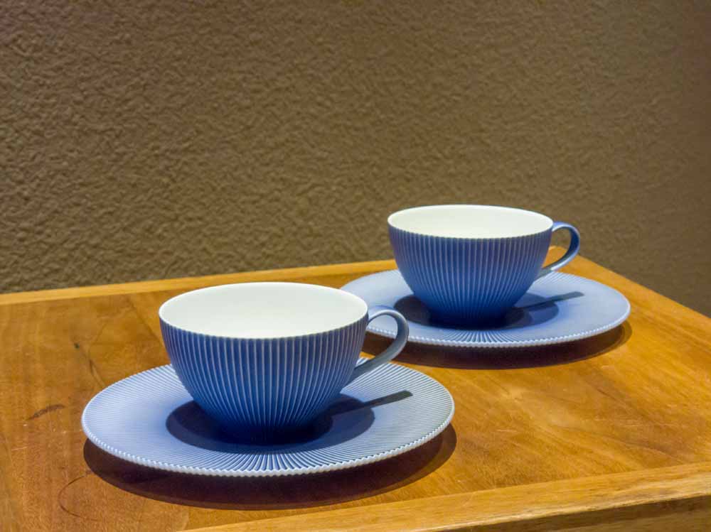 ブラストツートーン　カップ＆ソーサー　blue